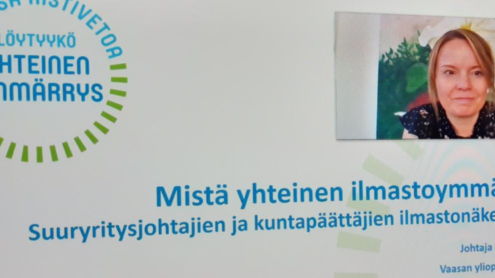 Ilmassa ristivetoa - löytyykö yhteinen ymmärrys?