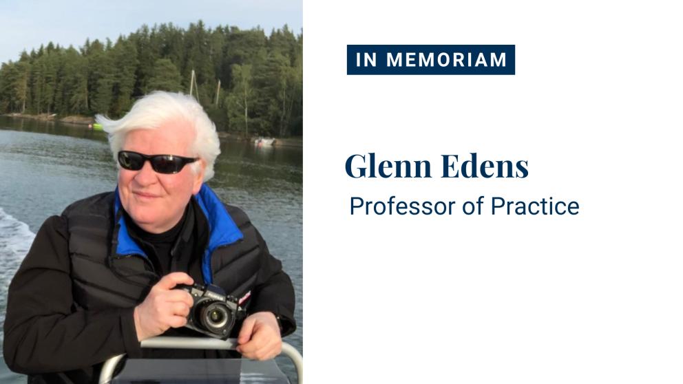 Kuvassa Glenn edens