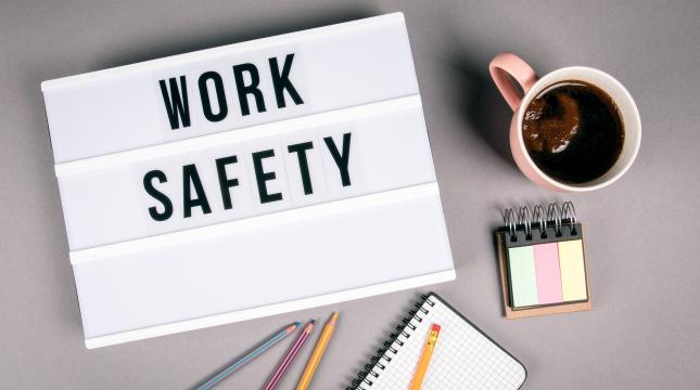 Work safety kyltti